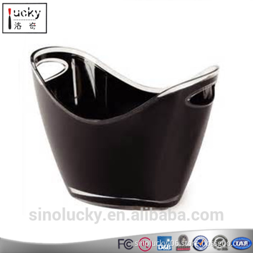Acrylic oval ice tub wine Acrylic ice bucket for wine beer